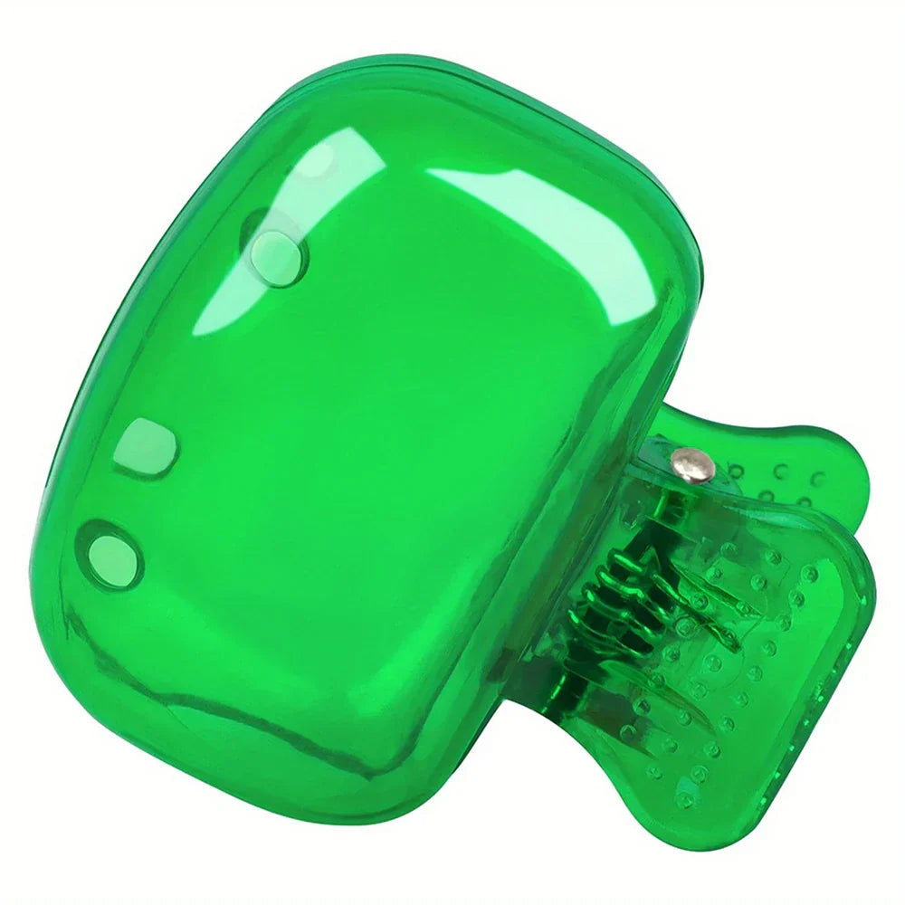 Travel Toothbrush Head Covers Toothbrush Protector Cap Brush Pod Case Protective Portable Plastic Clip For Household Travel