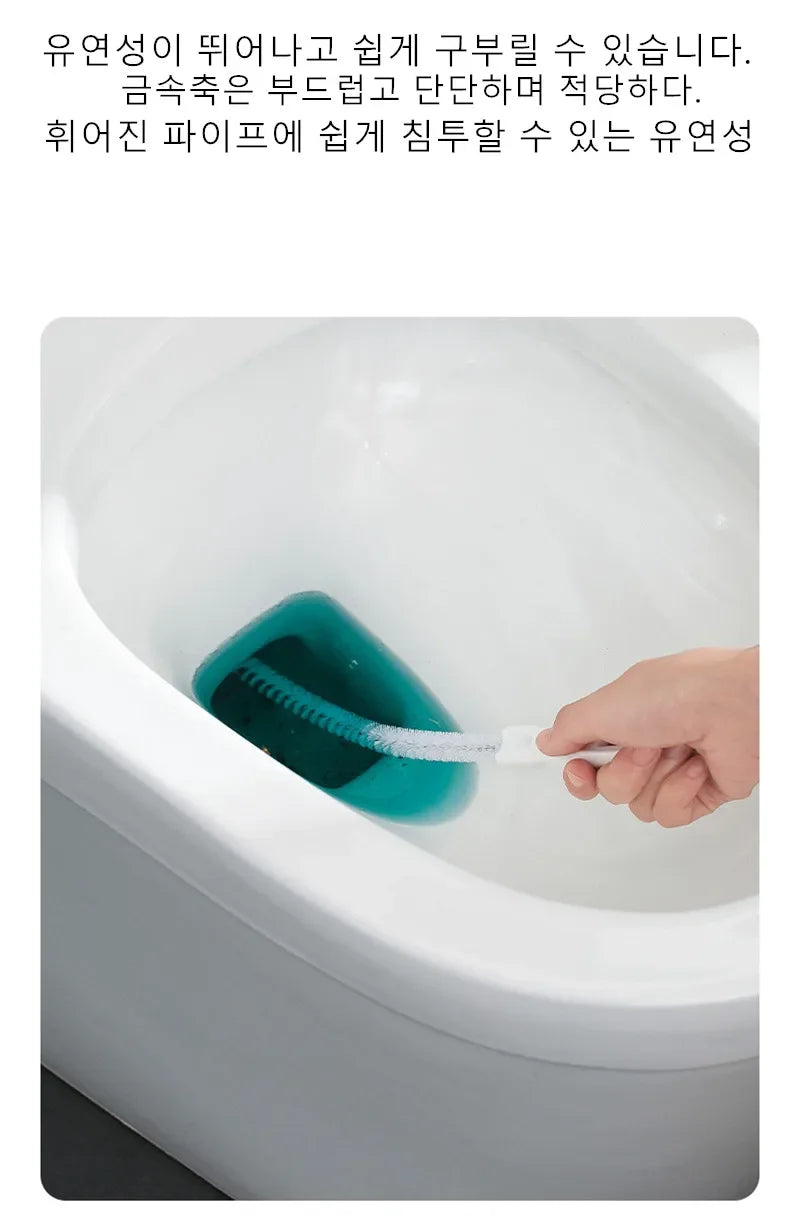Pipe Dredging Brush Bathroom Hair Sewer Sink Cleaning Brush Drain Cleaner Flexible Cleaner Kitchen Clog Plug Hole Remover Tool