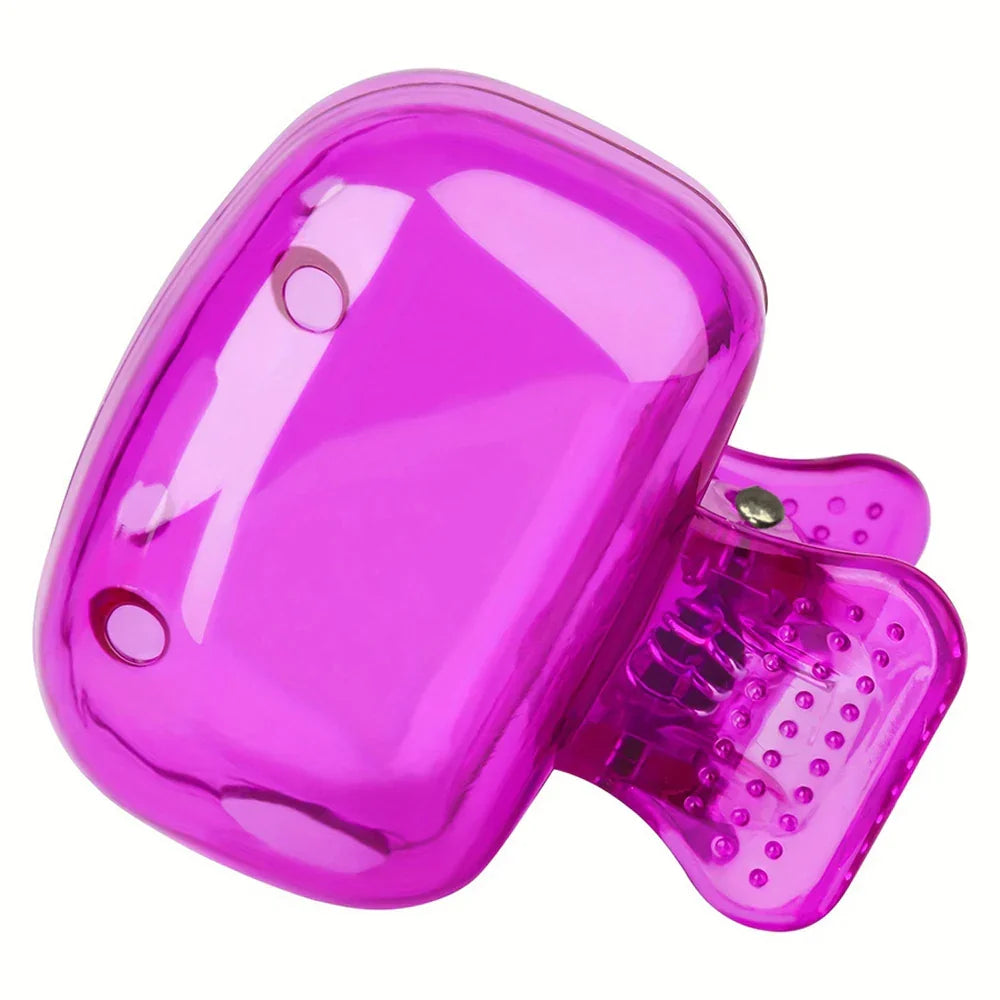 Travel Toothbrush Head Covers Toothbrush Protector Cap Brush Pod Case Protective Portable Plastic Clip For Household Travel