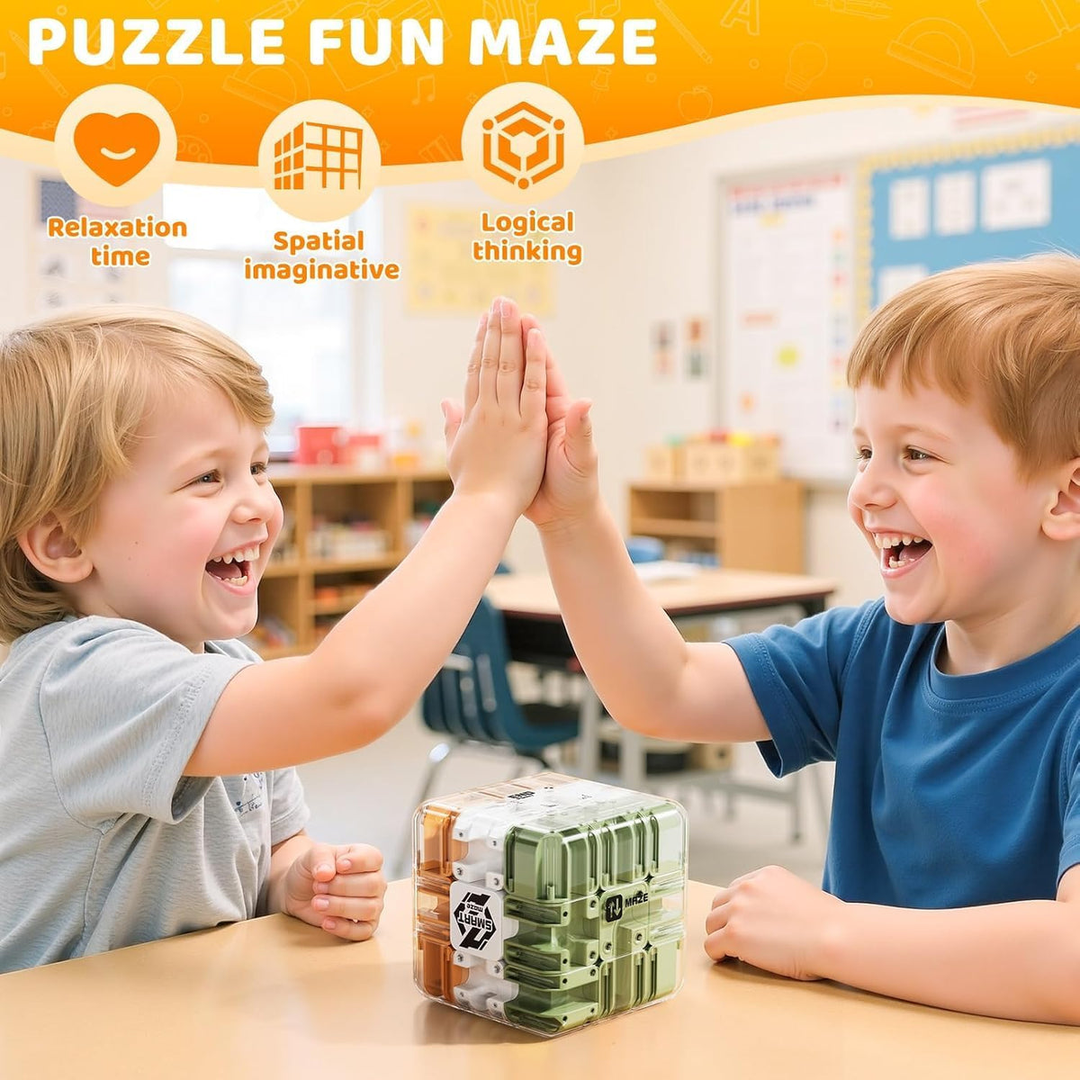 Large Labyrinth 3D Puzzle Maze Cube - Engaging Brain Teaser Toy