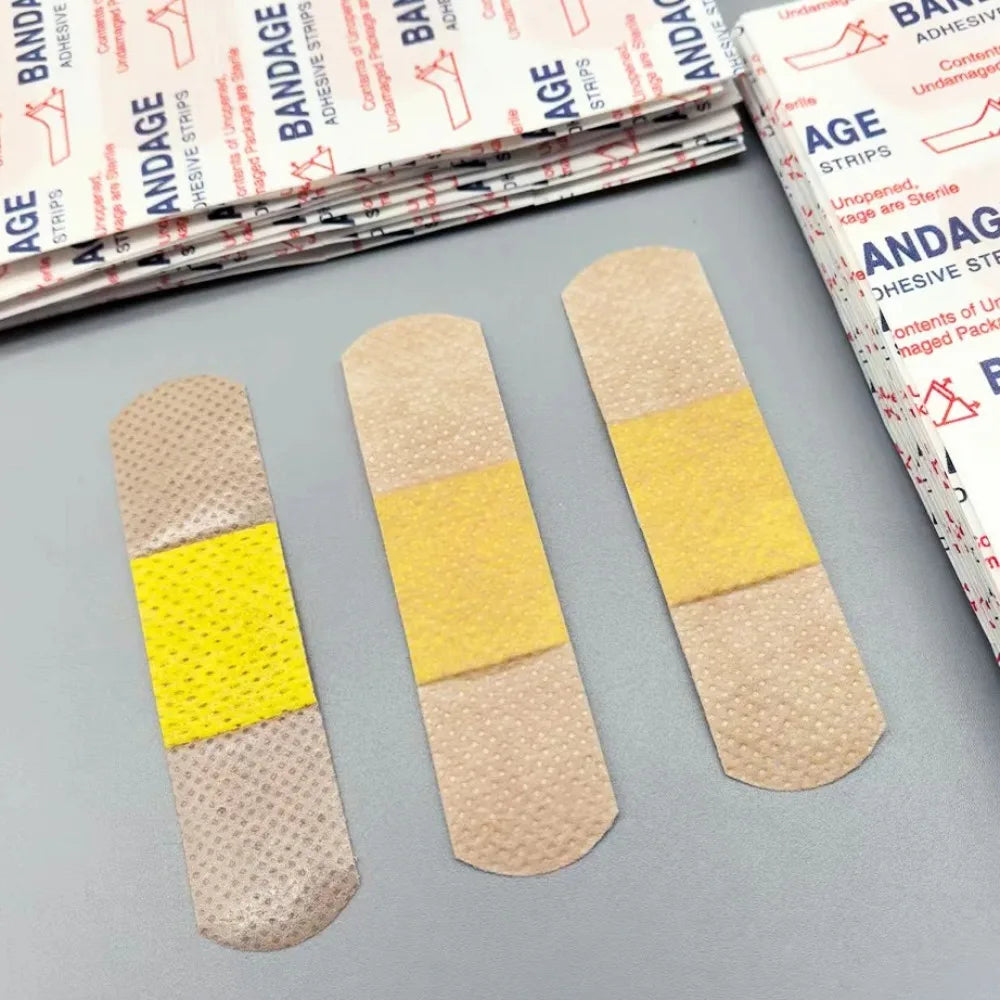 Band-Aids Waterproof Breathable Cushion Adhesive Plaster Wound Hemostasis Sticker Band First Aid Bandage Medical Gauze