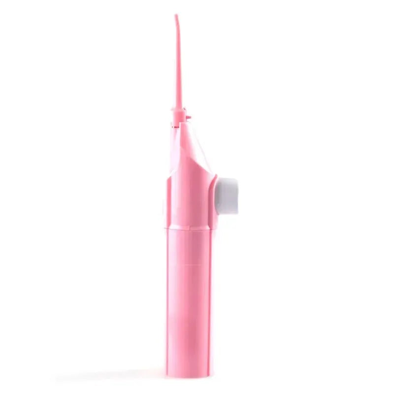 1PC Portable High-Pressure Oral Irrigator Manual Water Flosser Toothpick Style Deep Cleaning Gums & Teeth Care