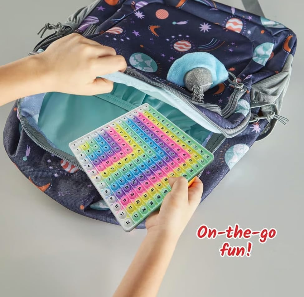 🎯12x12 Multiplication Table Board Game – Portable Math Practice and Learning Toy for Kids