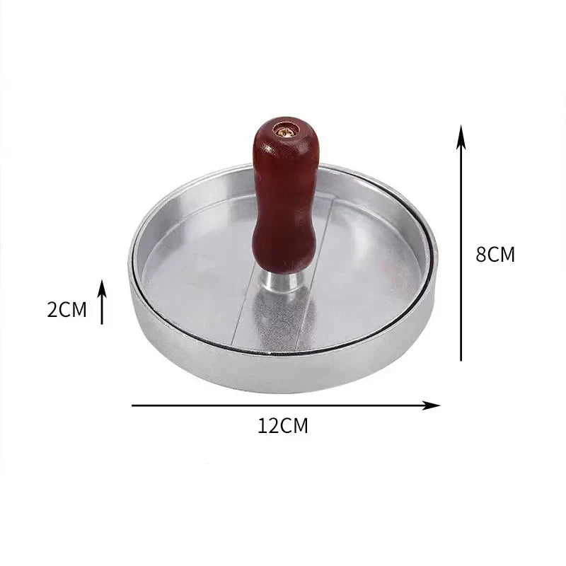 Burger Press Hamburger Meat Tool Patty Maker Aluminum Burger Maker for Kitchen BBQ Grill