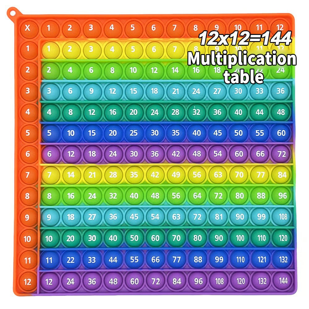 🎯12x12 Multiplication Table Board Game – Portable Math Practice and Learning Toy for Kids