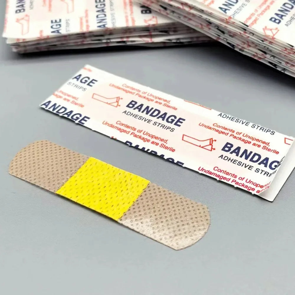 Band-Aids Waterproof Breathable Cushion Adhesive Plaster Wound Hemostasis Sticker Band First Aid Bandage Medical Gauze