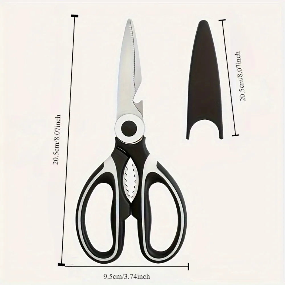 Multi-Purpose Food & Chicken Shears – Heavy-Duty Kitchen Shears for Chicken, Herbs, and General Use